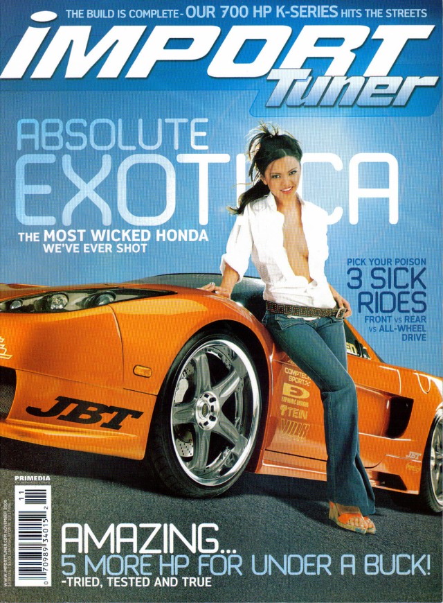 JBT shows on American IMPORT TURNER magazine cover